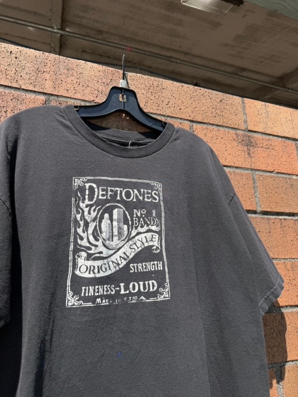 Y2K Deftones Original Style Vintage No.1 Band Tour Promo Tee Shirt Nu Metal